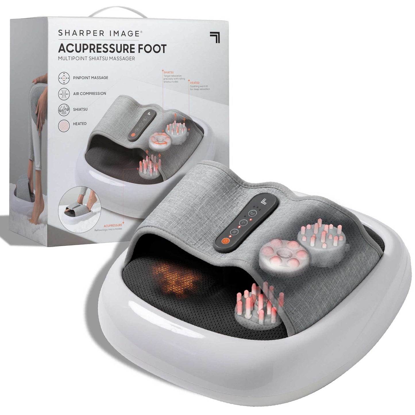Sharper Image Fotmassasje med shiatsu