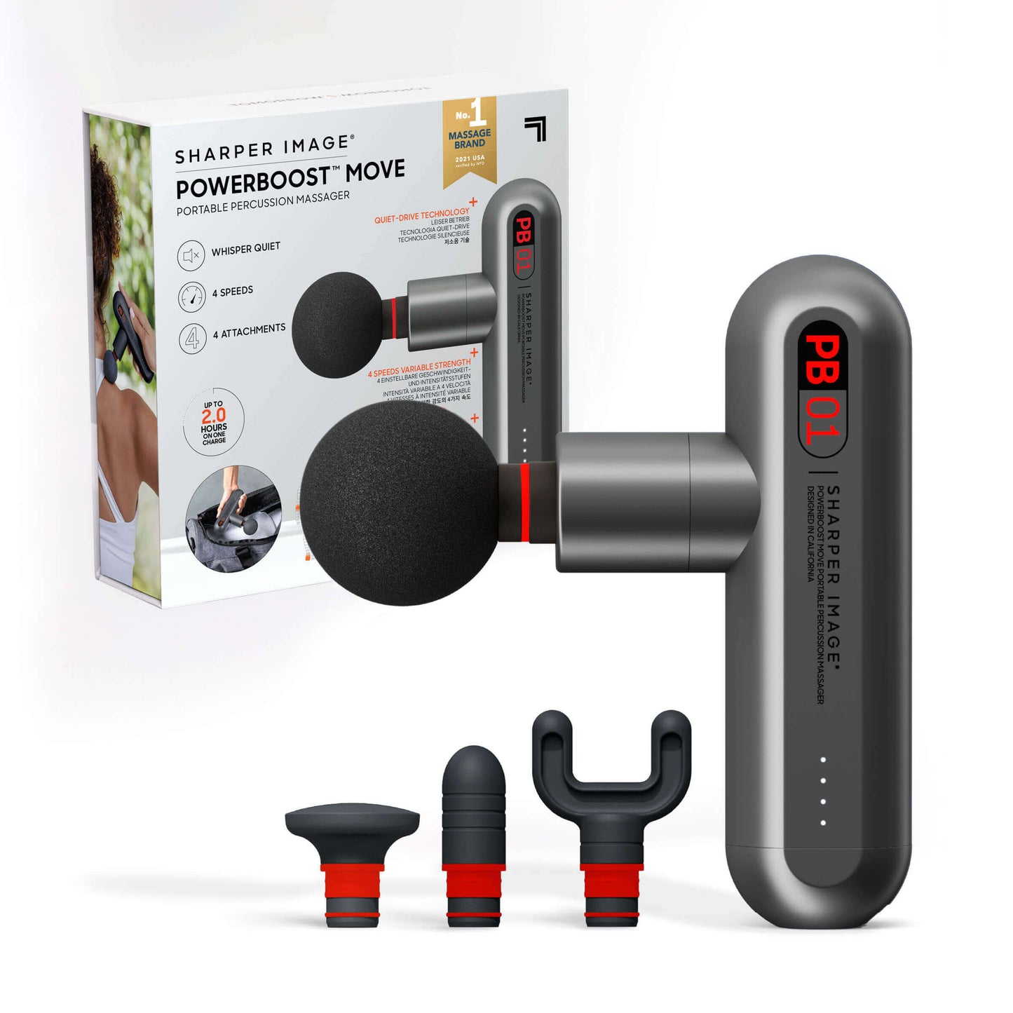 Sharper Image Powerboost Massasjepistol