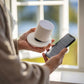 Sharper Image Vanntett Bluetooth-høyttaler til badet med magnetisk montering