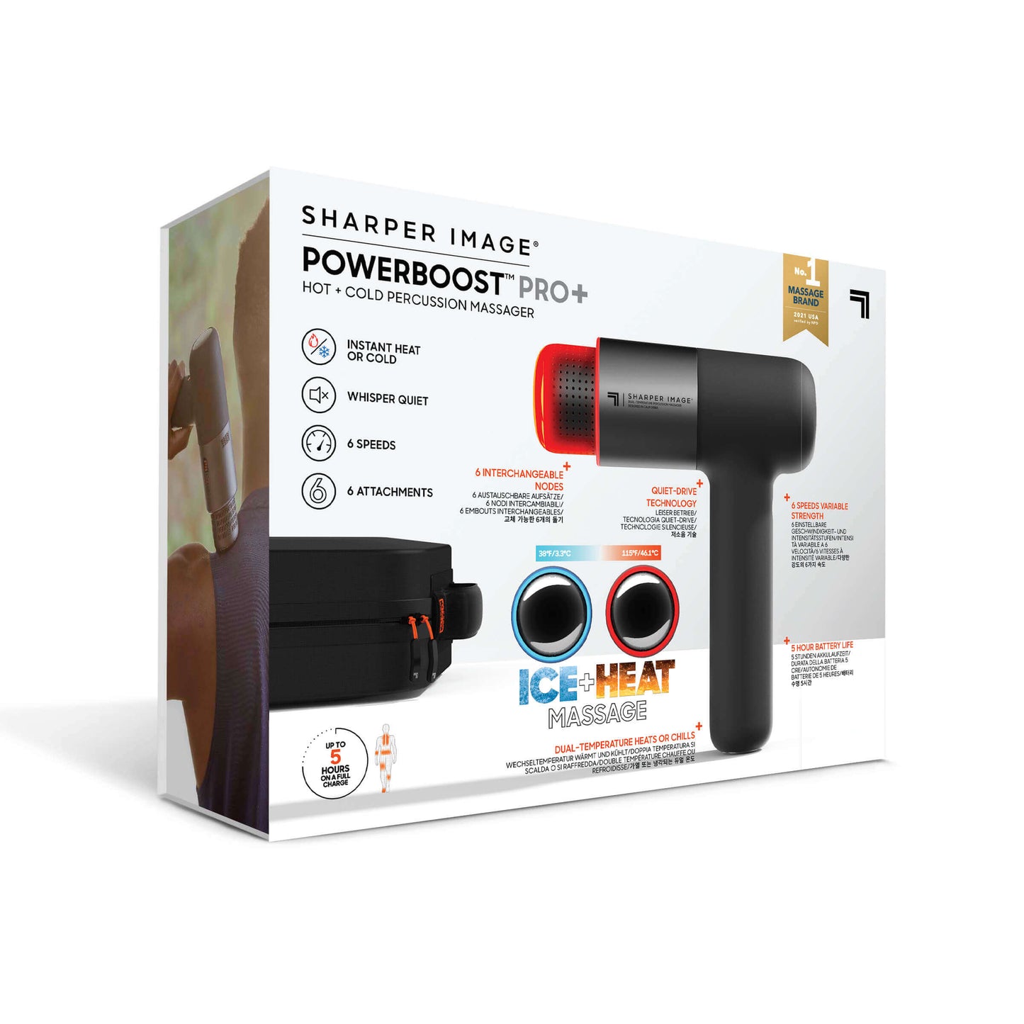 Sharper Image Pro+ Hot & Cold massasjepistol