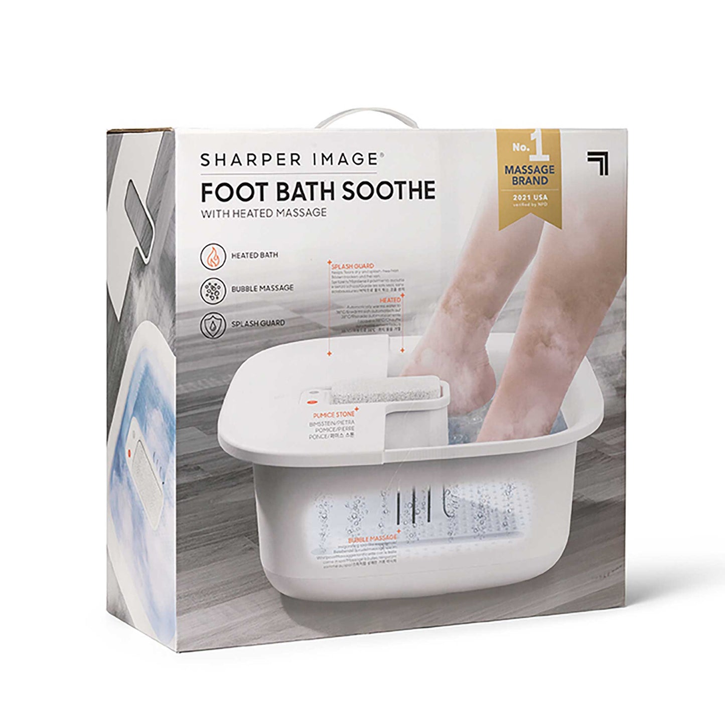Sharper Image Fotbad med varme