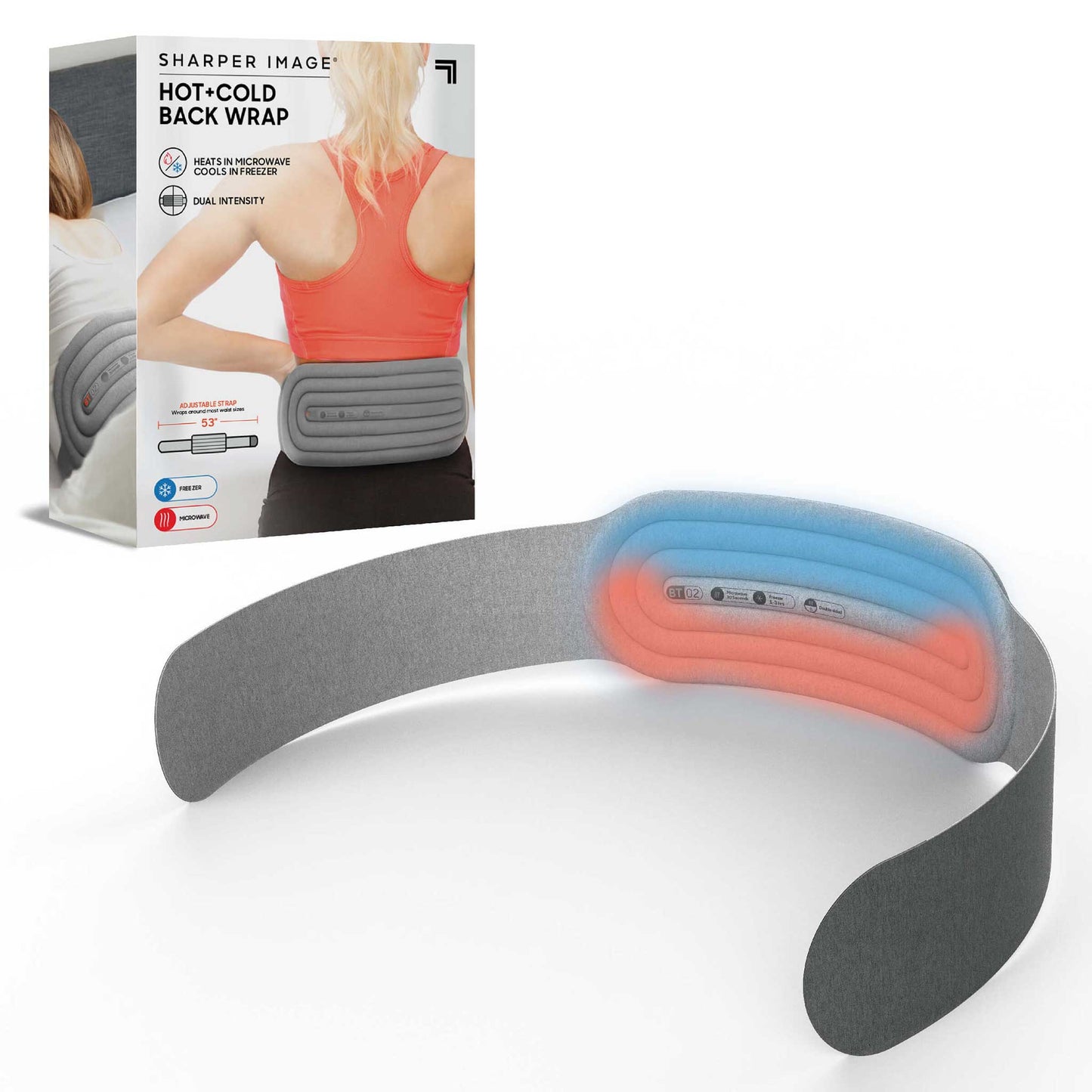 Sharper Image Ryggbandasje med varme og kulde